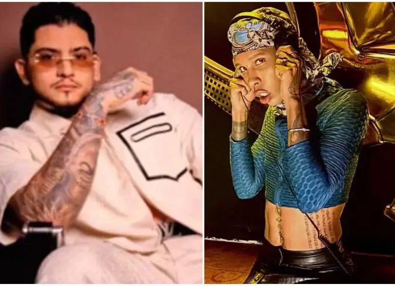 Bayron Sánchez, conocido como B King, y de Jorge Luis Herrera Lemos, identificado como DJ Regio Clown, desaparecieron el pasado 16 de septiembre. FOTO: Redes sociales