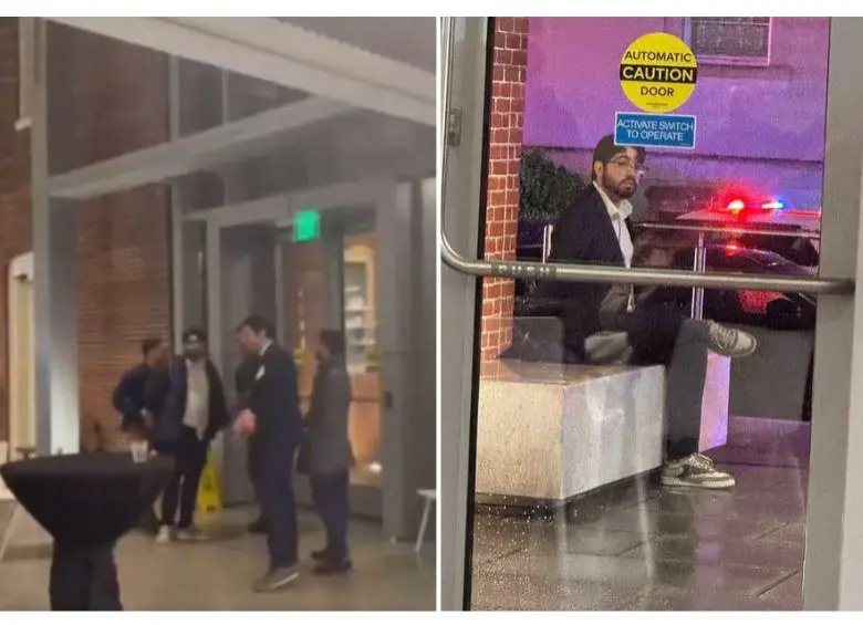 El sospechoso Elías Rodríguez, de 30 años, de Chicago, en el momento de su arresto en Washington- FOTO: REDES SOCIALES
