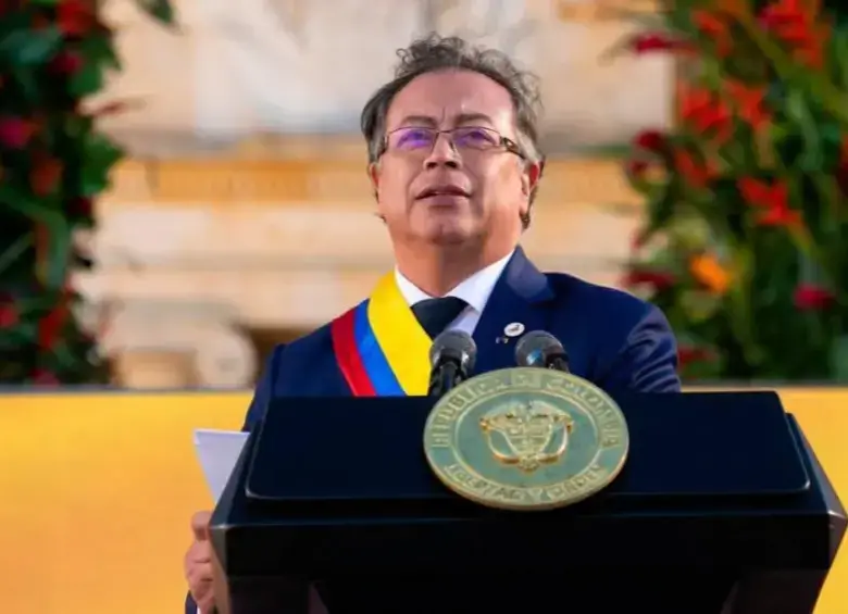 En el Salón Elíptico del Congreso de la República, el presidente Gustavo Petro, participó en la instalación del nuevo periodo legislativo de las sesiones ordinarias 2025 - 2026. FOTO: Colprensa-Presidencia.