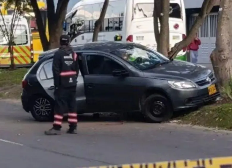 El hecho se registró en el barrio Bosque Popular, cerca al Jardín Botánico de Bogotá. FOTO: Tránsito Bogotá