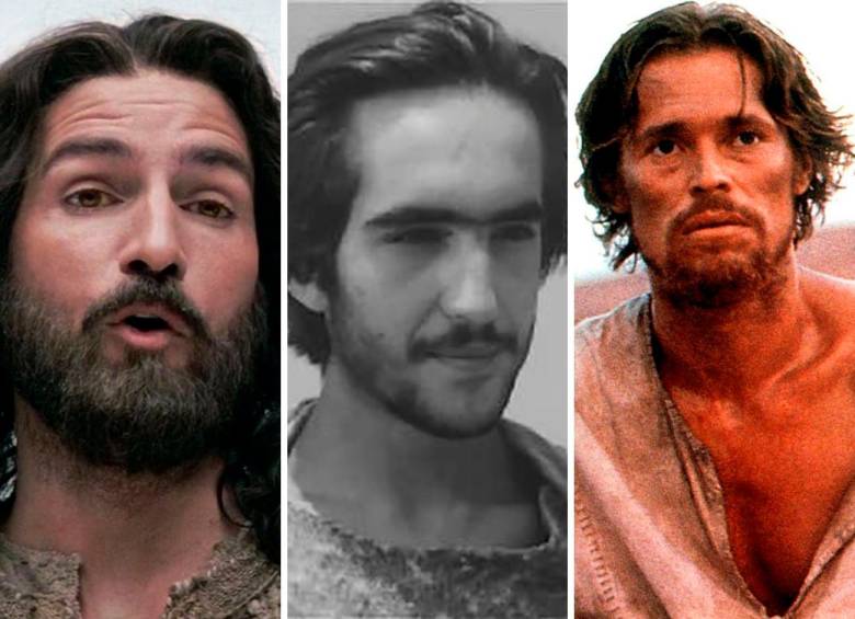 Jim Caviezel, Enrique Irazoqui y William Defoe protagonizaron películas inspiradas en la vida del fundador del cristianismo. Fotos: Cortesías.
