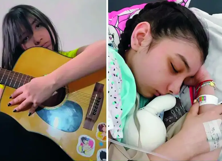 Ana Sofía Palacio Correa tiene 18 años y padece el síndrome Ehlers-Danlos, una enfermedad huérfana. FOTO CORTESÍA. 