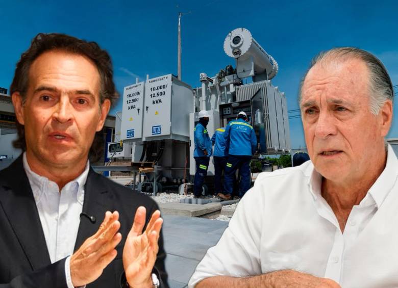 El alcalde de Medellín, Federico Gutiérrez, y el gerente de EPM, John Maya Salazar, han cuestionado la decisión del gobierno pasado de meter a EPM en el mercado de la energía en el Caribe. FOTOS Cortesía EPM y alcaldía