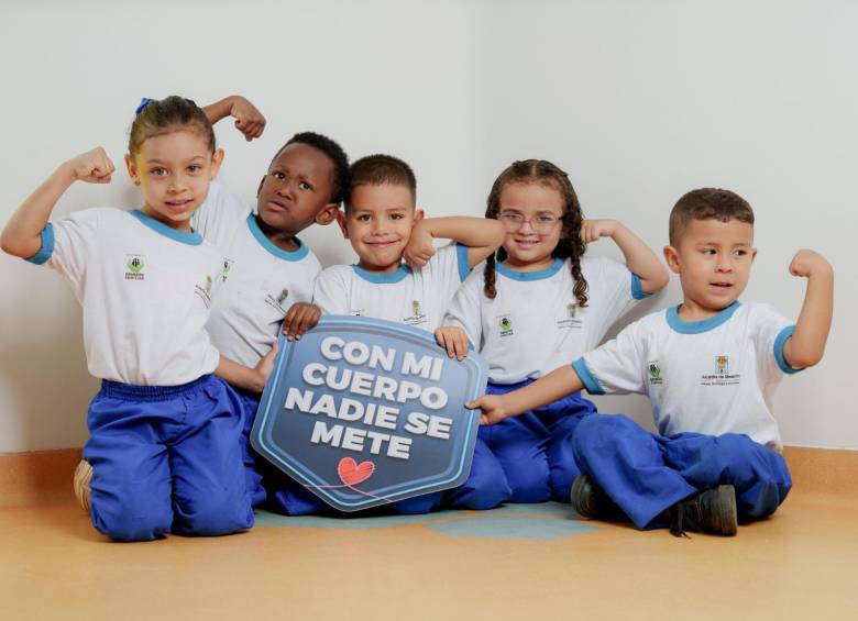 Niños y niñas del programa Buen Comienzo. FOTO: ALCALDÍA DE MEDELLÍN