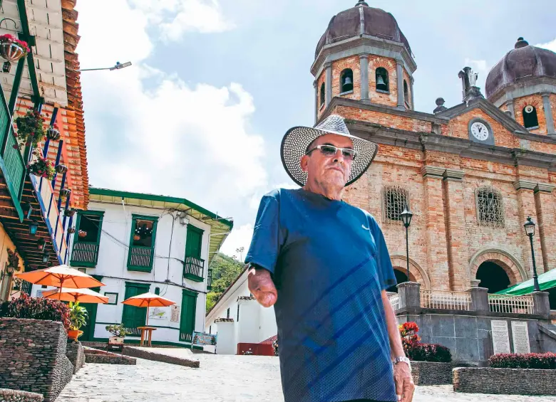 Aunque buena parte de su vida la vivió en el Chocó, Jorge Víctor López Arenas regresó a Concepción, su pueblo natal. FOTO Julio Herrera