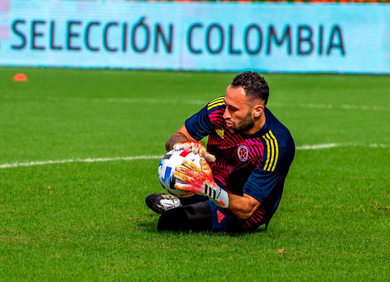 El arquero antioqueño David Ospina suma 129 partidos con la Selección Colombia de mayores. Es el que más apariciones tiene en la historia. Foto: Juan Antonio Sánchez