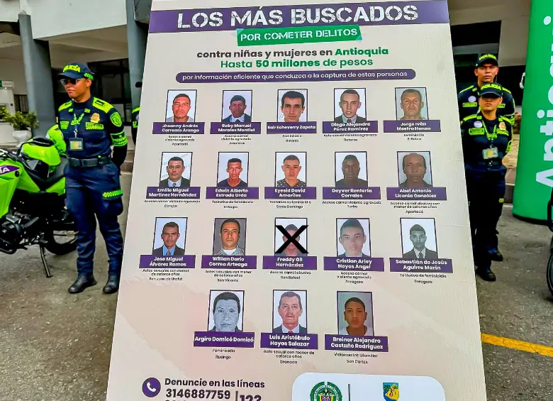 “Cartelear” sí sirve: horas después de publicar cartel de los 18 victimarios de niños y mujeres más buscados, cayó el primero “Cartelear” sí sirve: horas después de publicar cartel de los 18 victimarios de niños y mujeres más buscados, cayó el primero
