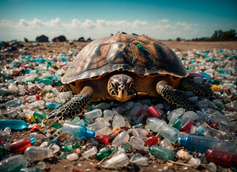 Residuos plásticos acumulados cerca del mar, uno de los principales retos que busca enfrentar el tratado global impulsado por la Onu. FOTO Pixabay