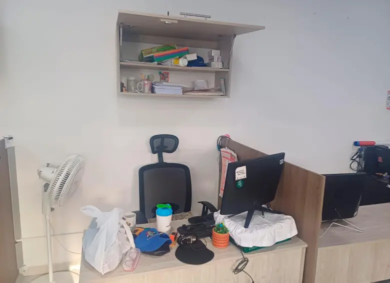 Extraña que los delincuentes no hayan cargado con los computadores. FOTO: CORTESÍA