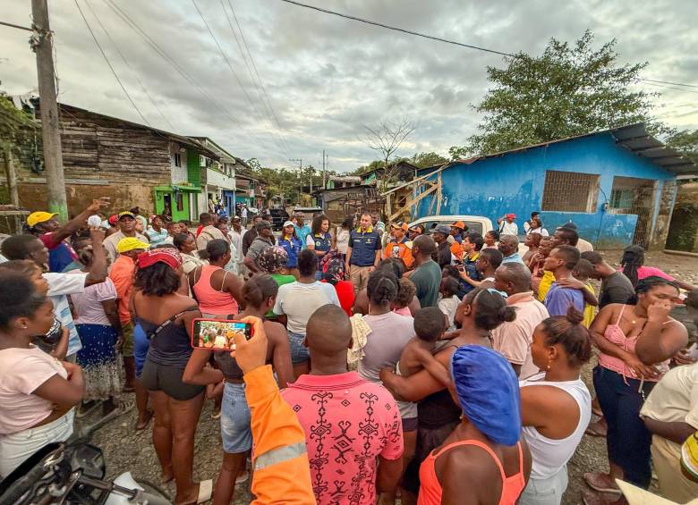 Al menos 18 municipios en Chocó se encuentran afectados por las lluvias torrenciales y las crecientes de los ríos Atrato y Andágueda. FOTO: GOBERNADORA DE CHOCO