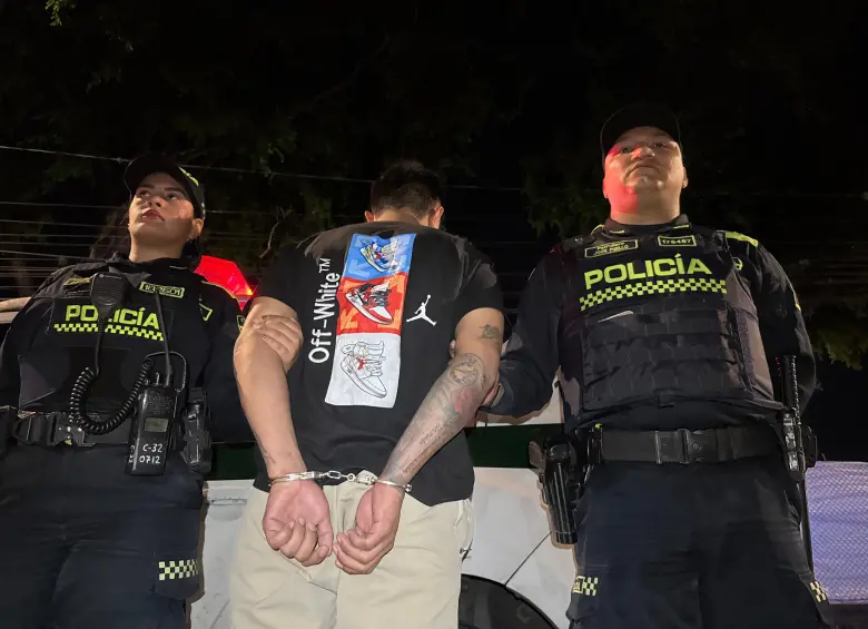 Hombre que se había fugado del centro de retención de La Minorista (Medellín) en 2024 fue recapturado. FOTO: Cortesía Policía Metropolitana