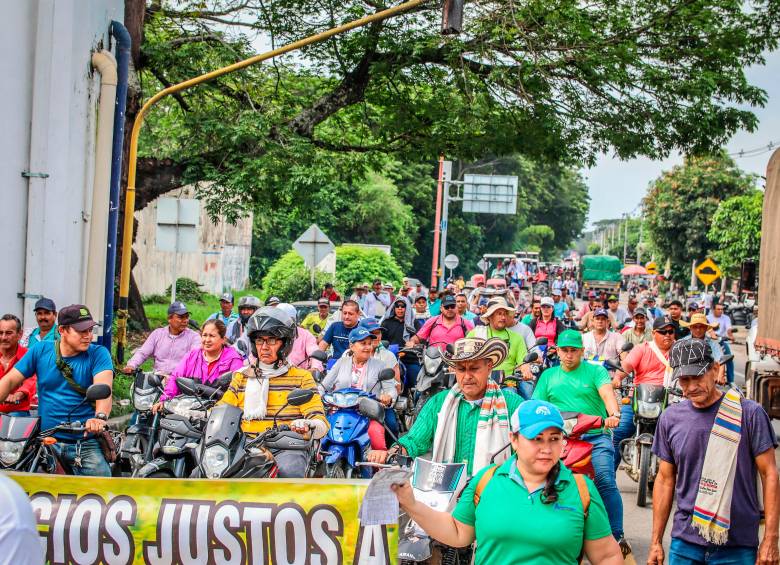 Este lunes 14 de julio arrancó otra vez el paro arrocero. FOTO CORTESÍA