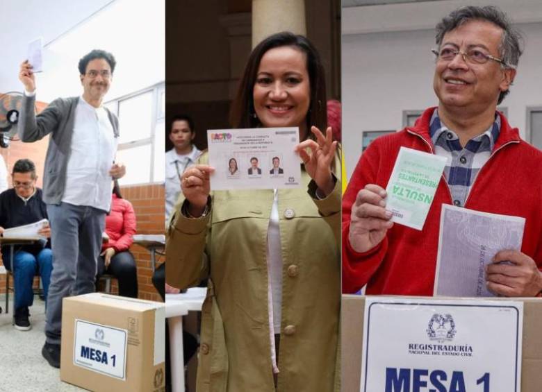 Este 26 de octubre se realiza la consulta del Pacto Histórico, impulsada por los sectores que apoyan al presidente Gustavo Petro, para definir entre el senador Iván Cepeda y la exministra Carolina Corcho al candidato presidencial del movimiento. En la jornada también se eligen las listas al Senado y a la Cámara de Representantes. FOTOS: Presidencia y candidatos.