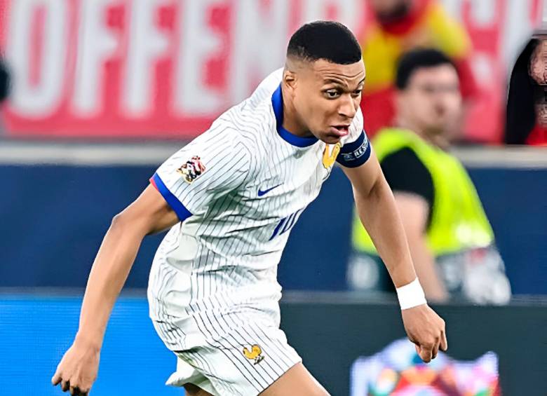 Kylian Mbappé disputará este domingo con Francia el tercer puesto en la Liga de Naciones frente a Alemania. FOTO: GETTY