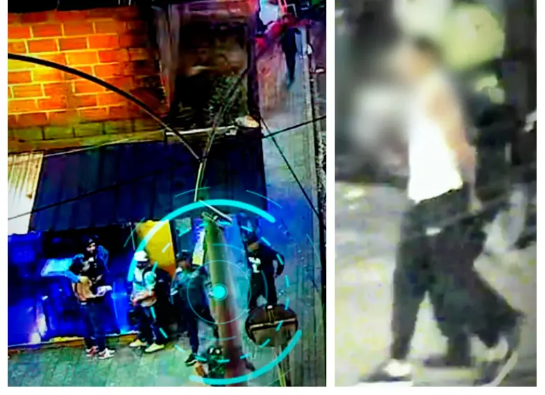 Las cámaras de seguridad registraron cuando el presunto asesino se cambió sus prendas de vestir. IMÁGENES CAPTADAS DE VIDEO