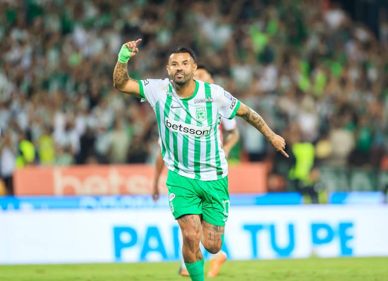 El volante antioqueño Edwin Cardona es una de las figuras del cuadro verde en la Copa Betplay. Anotó el tanto de la ida en Manizales. Foto: Camilo Suárez
