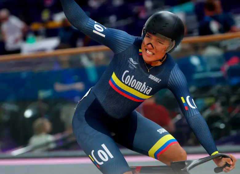 Stefany Cuadrado, de 19 años de edad, sorprende con sus resultados en el ciclismo de pista mundial. Ya está entre las mejores de su especialidad. FOTO GETTY