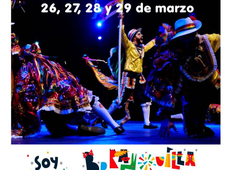 La Secretaría de Cultura de Barranquilla informó que la celebración se realizará el 26, 27, 28 y 29 de marzo. FOTO: Tomada de Twitter @SecCulturaBaq.