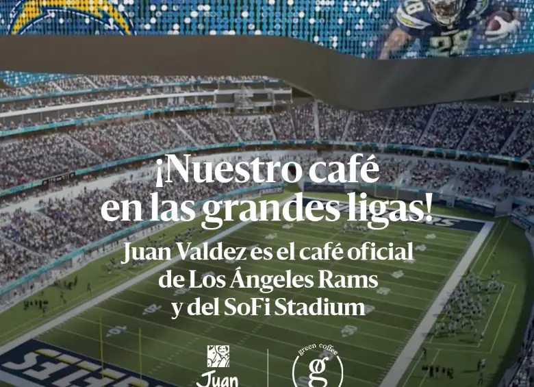 Gracias al acuerdo, los fanáticos que asistan a los partidos en casa de los Rams podrán disfrutar del café 100% <i>premium </i>colombiano —servido tanto caliente como en versión <i>cold brew</i>—a lo largo de todo el estadio, desde esta temporada.