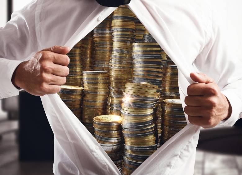 En Colombia, los más ricos logran reducir el ingreso gravable de forma significativa, en comparación con otros contribuyentes. Foto: Depositphotos