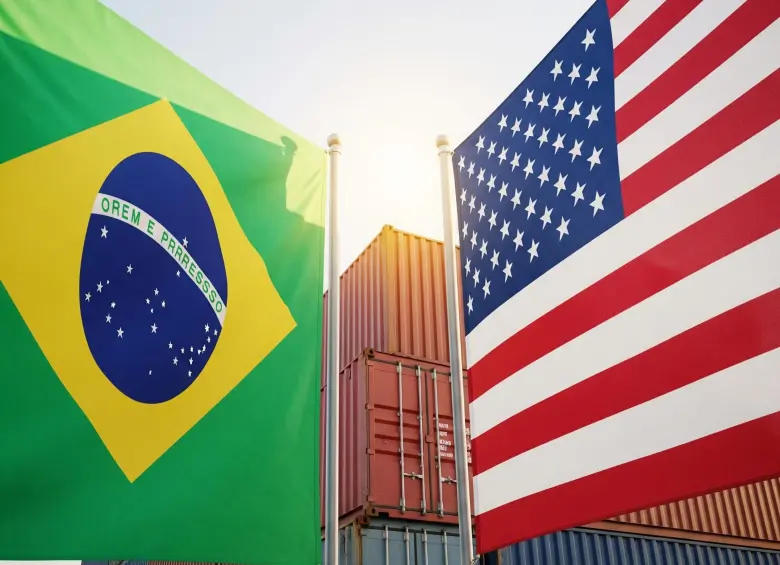 Trump impuso a Brasil aranceles del 50%. FOTO: imagen ilustrativa generada con IA.