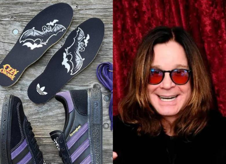 Este es el modelo que diseñó adidas en homenaje a Ozzy Osbourne FOTO GETTY Y JOE LING