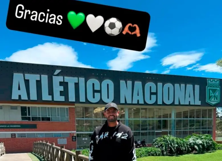 Esta fue la imagen que encendió las alarmas en la hinchada verdolaga. FOTO INSTAGRAM