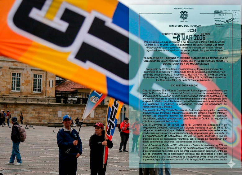 La negociación colectiva por sectores podría imponer condiciones laborales a empresas de todos los tamaños, incluidas las mipymes. FOTO COLPRENSA. 