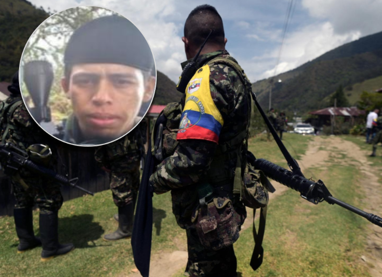 Alias Diomer sería el nuevo cabecilla del frente 18 tras la captura de alias Román. Fotos: AFP y Cortesía