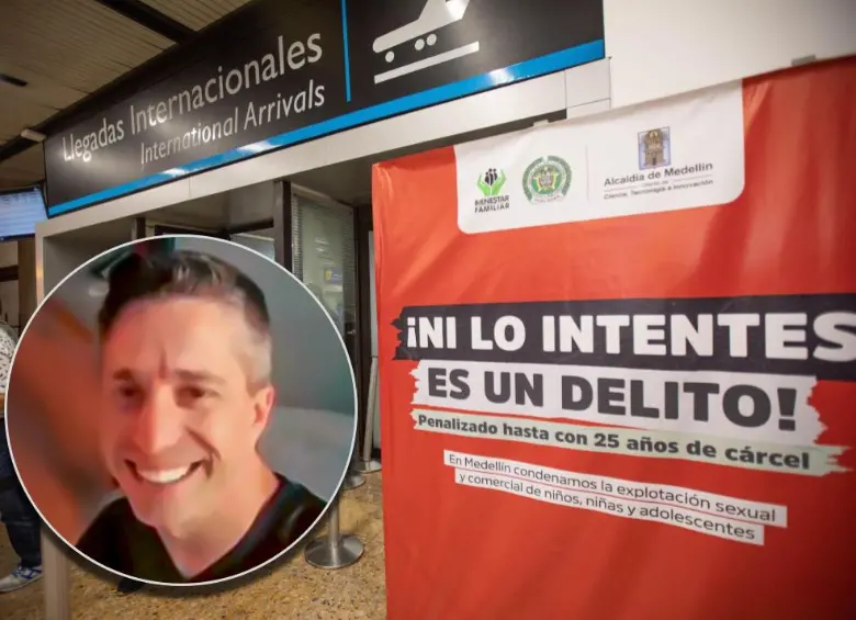 Stefan Correa entró en el radar de las autoridades mientras se investigaba una red de pederastas que viajaba a Medellín. FOTOS: El Colombiano y Cortesía