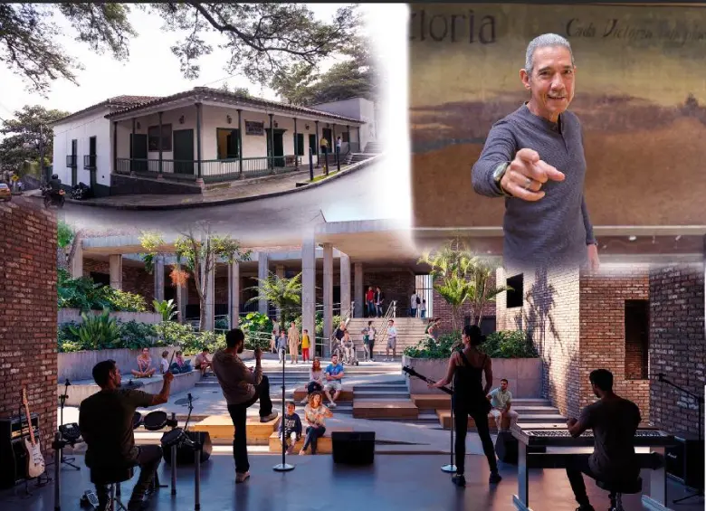 El Recreo se construirá al lado de la Casa El Jordán y contará con escenarios, salas de ensayo y salas de producción. FOTO: Manuel Saldarriaga y Cortesía