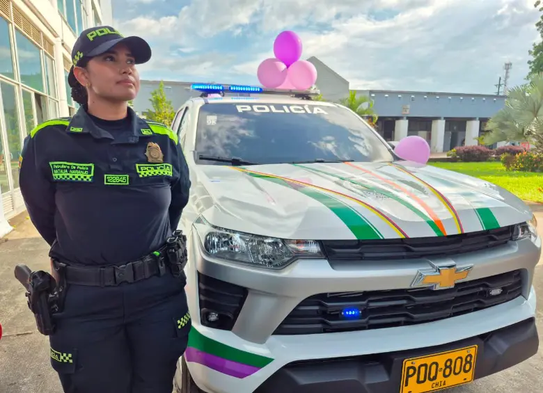 El programa había sido lanzado en Urabá desde 2023 pero no contaba con un vehículo ni con personal especializado. FOTO: POLICÍA DE URABÁ