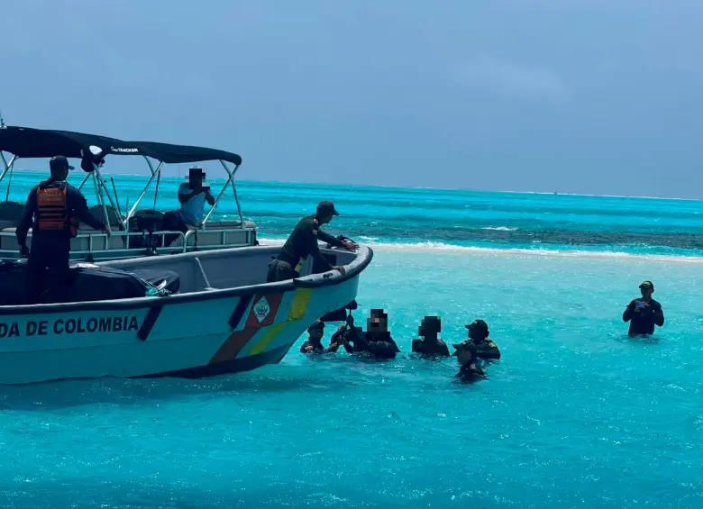 Los tres hombres se exponen a una condena que va de 5 a 11 años de cárcel. FOTO: CORTESÍA ARMADA.