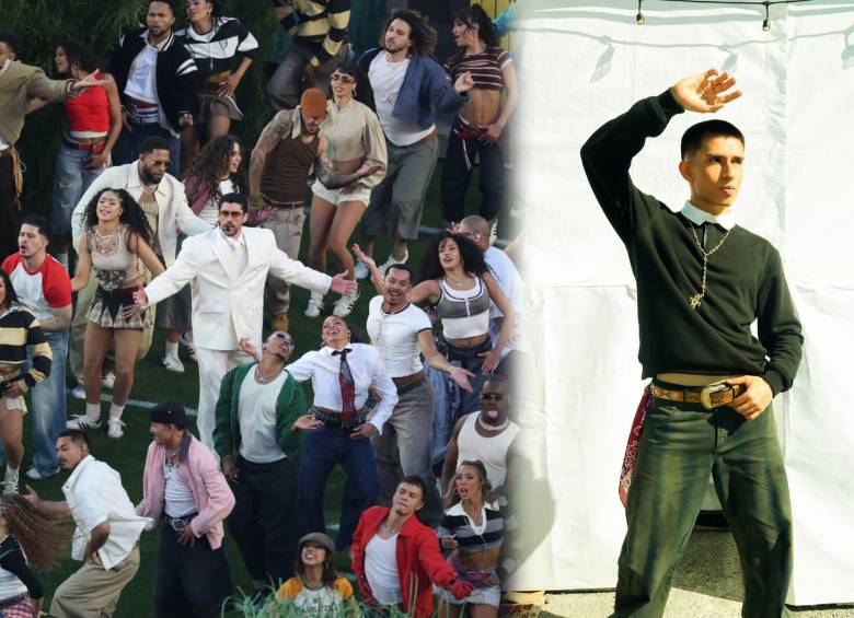 El joven superó a 2.000 personas en audiciones y terminó bailando con el puertorriqueño el pasado domingo. FOTOS: Getty y cortesía del artista