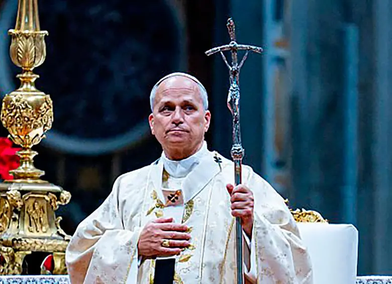 El papa León XIV fue electo jefe de la Iglesia Católica el pasado mes de mayo de 2025. FOTO getty