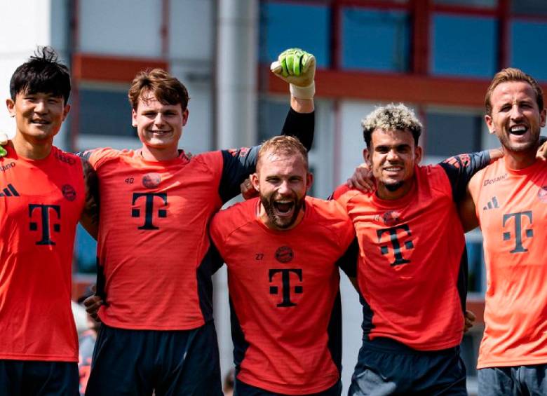 Luis Díaz, entre las figuras del Bayern de cara al comienzo de una nueva Bundesliga. FOTO X-BAYERN MUNICH