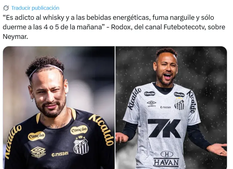 Otro escándalo en Brasil por cuenta de Neymar: sus hábitos nocturnos están acabando con su carrera