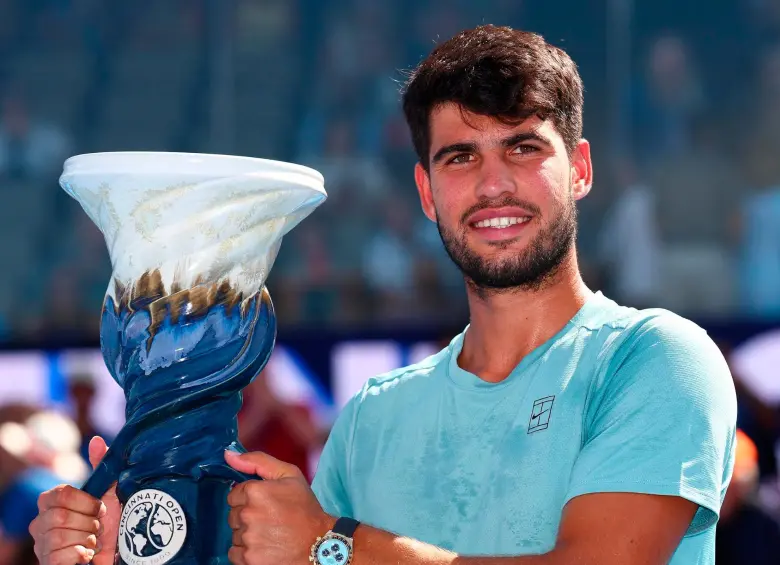 Carlos Alcaraz se enfocará ahora en el US Open tras su triunfo en Cincinnati. FOTO X-ATP Cincinnati 