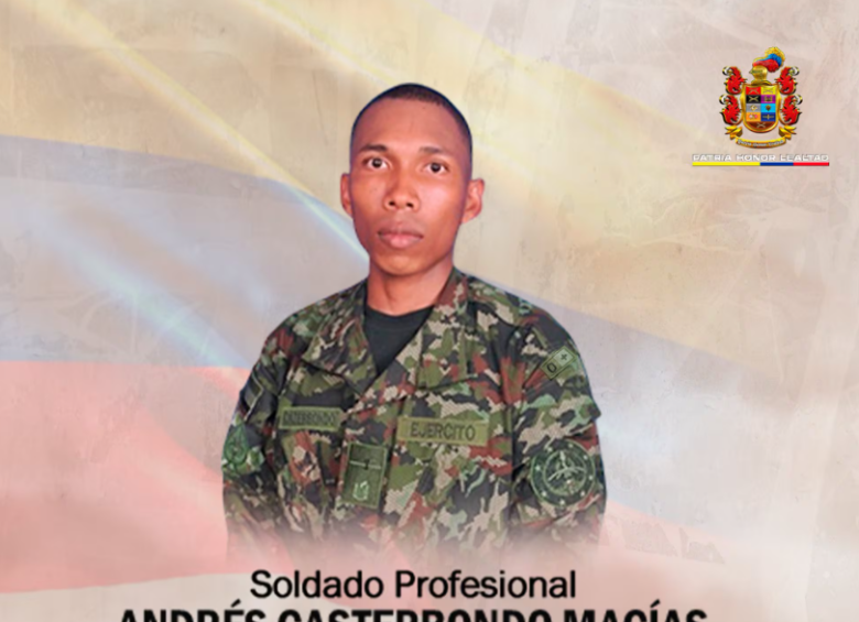 Él es el soldado que está desaparecido en Segovia, Antioquia. Foto: cortesía Ejército.