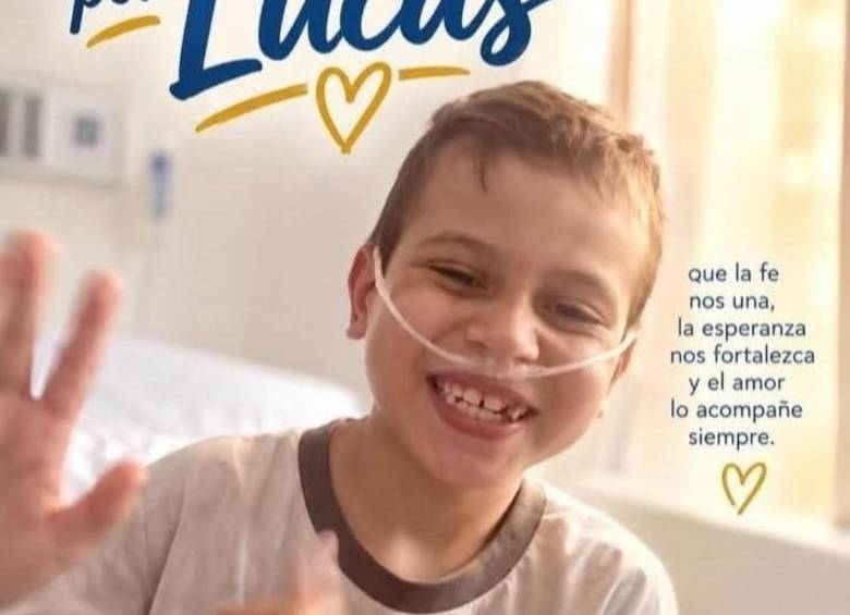 Lucas Murillo es un niño de 7 años, nacido en Cúcuta, que enfrenta una cardiopatía congénita y requiere atención especializada. Su caso se hizo conocido en Colombia después de que pidiera ayuda al presidente Abelardo de la Espriella. Foto: Cortesía Familia Murillo García