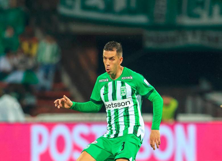 El zaguero verdolaga, Felipe Aguirre, aguarda una nueva oportunidad. FOTO CAMILO SUÁREZ