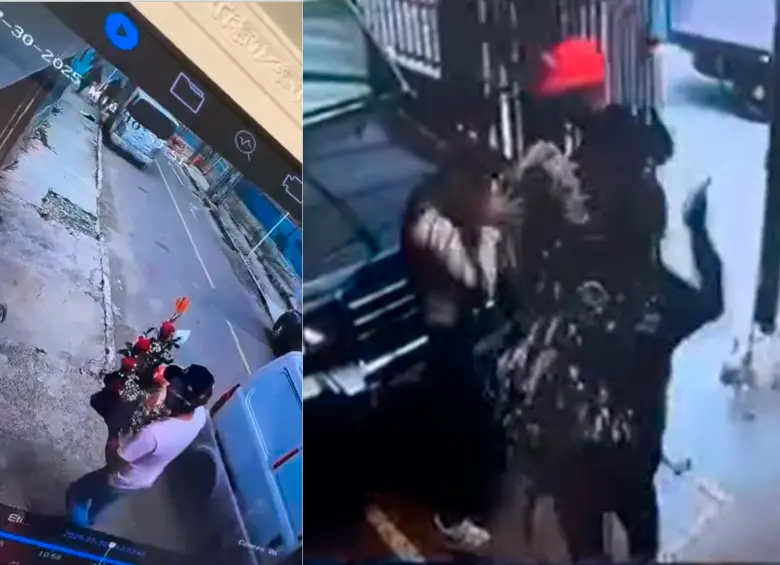 Los falsos domiciliarios irrumpieron en la vivienda con la escusa de entregar un arreglo floral. FOTO CAPTURA DE PANTALLA
