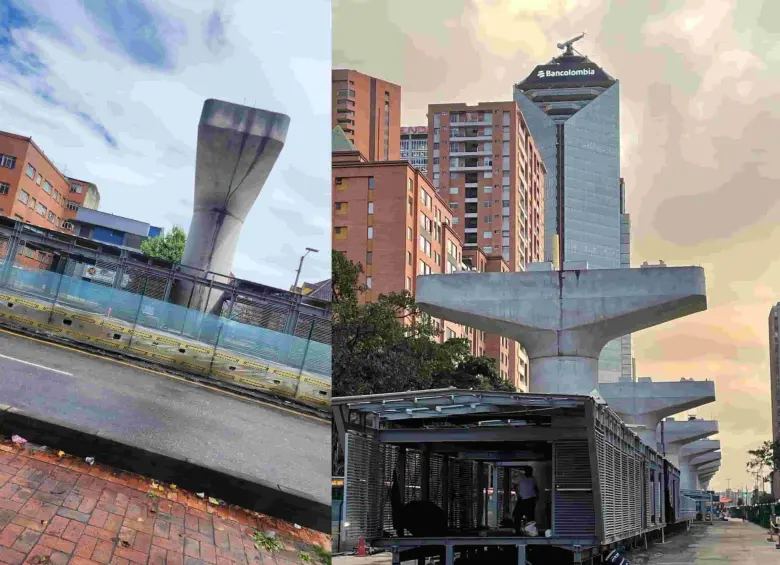 Las estaciones luego serán demolidas y reconstruidas en un punto distinto. No compartirán infraestructura con el Metro de Bogotá. FOTOS: Cortesía