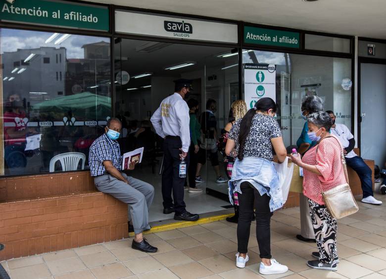 Imagen de una de las EPS intervenidas por el gobierno. Foto: Julio César Herrera E.