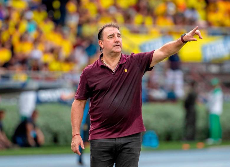 El entrenador argentino Néstor Lorenzo ha enfrentado dos veces a la Selección Argentina desde que dirige a Colombia. Ganó en Barranquilla y perdió la final de la Copa América. FOTO: JUAN ANTONIO SÁNCHEZ
