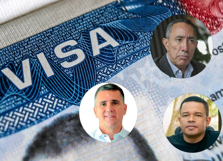 Entre los que se quedan sin visa están el expresidente de Ecopetrol, Ricardo Roa; el alcalde de Sincelejo, Yahir Acuña; y el exalcalde de Envigado, José Ignacio Mesa. FOTOS: GETTY y El Colombiano