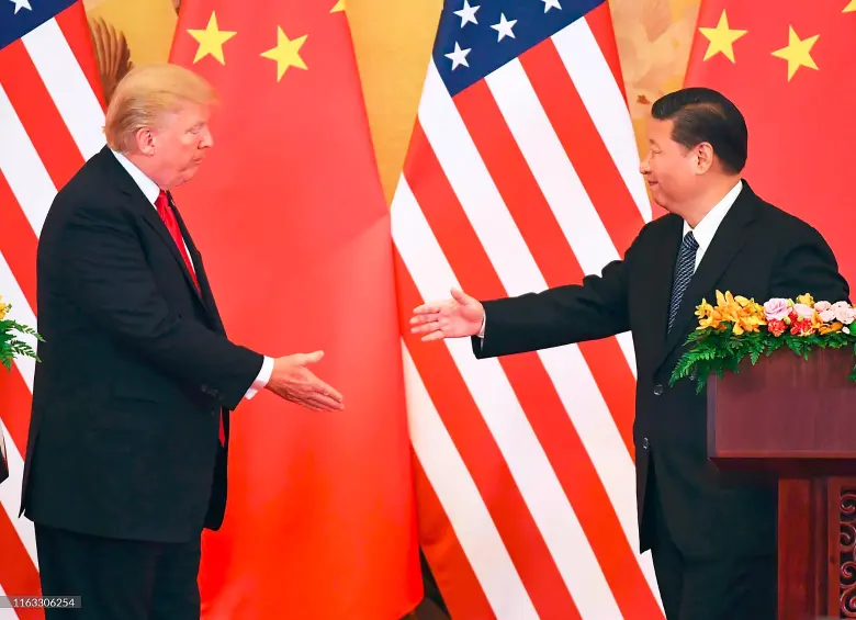 Donald Trump, presidente de Estados Unidos; y Xi Jinping, presidente de China.  Donald Trump, presidente de Estados Unidos; y Xi Jinping, presidente de China.