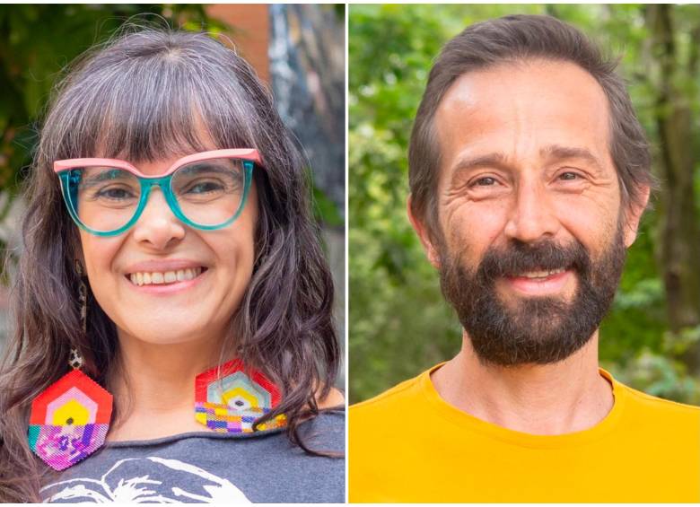 Los profesores Paola Andrea Arias y Juan Camilo Villegas, de la Universidad de Antioquia. FOTO cortesía Dirección de Comunicaciones UdeA
