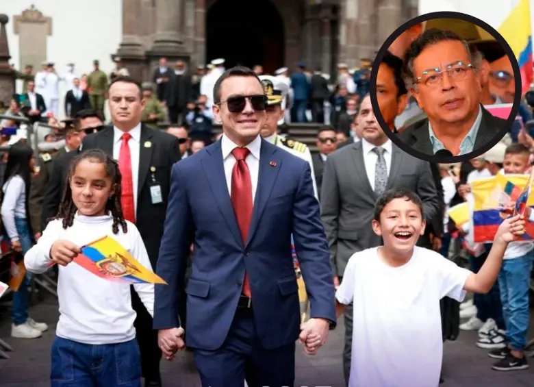 Daniel Noboa asumió en Ecuador un nuevo periodo presidencial que irá hasta mayo de 2029. FOTO COLPRENSA