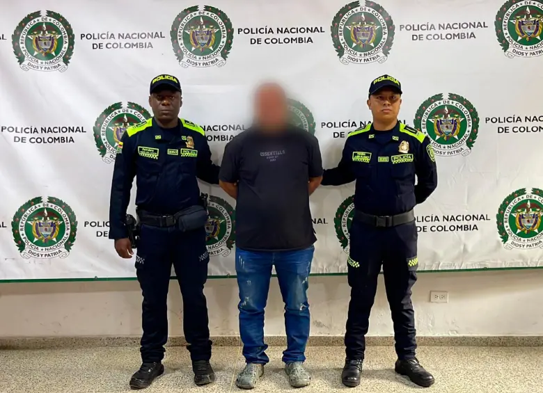 El presunto agresor que casi dejó muerta a su pareja sentimental hace 16 años fue capturado en Urabá. FOTO: POLICÍA